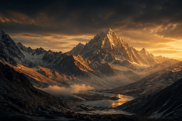 云海群山间的壮阔人文纪录片风景